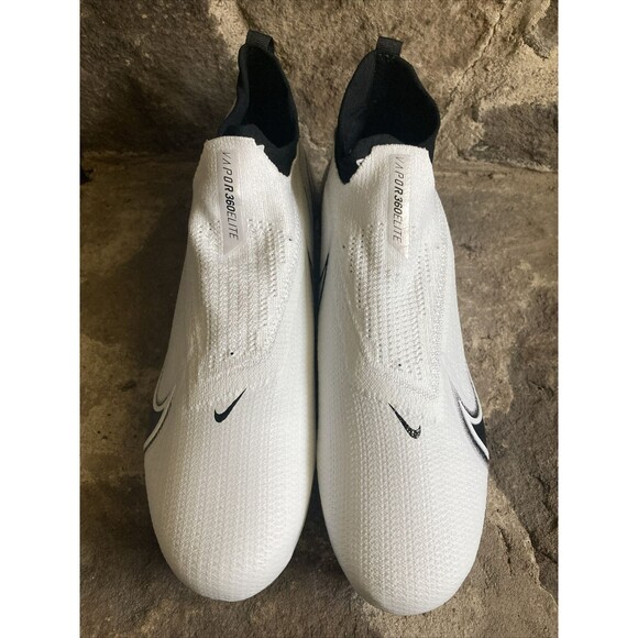Nike Vapor Edge 360 Elite Football Cleats Black White CZ7837-100 Men\'s Size 13